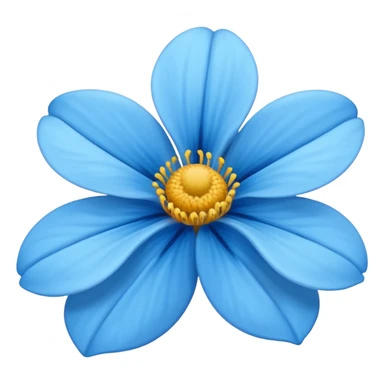 Verificado azul com bordas parecidas com pétalas de flor sticker