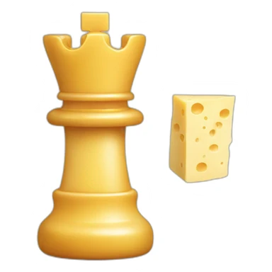Cheese chess sticker