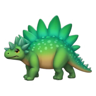 stegosaurus gay lgbt sticker