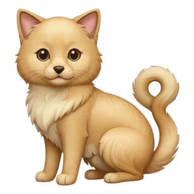 cat and dog one body sticker