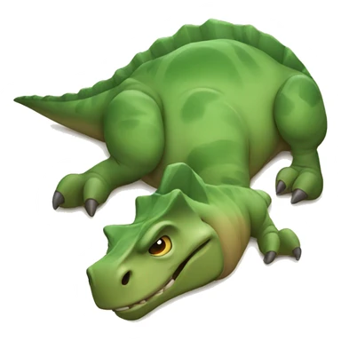 Dinosaur sleeping  sticker