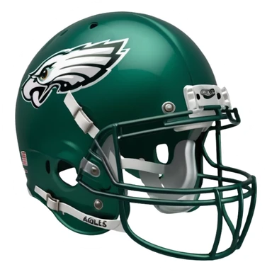 Philadelphia Eagles football helmet emoji sticker
