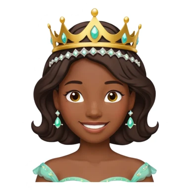 tạo cho tôi emoji công chúa tianna sticker