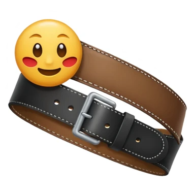 A belt hitting somone sticker