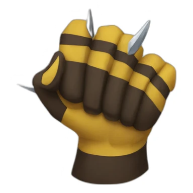 wolverine-claws sticker