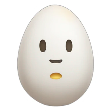 egg lying in shorts. One arm supports the head, the other holds the floor. sticker