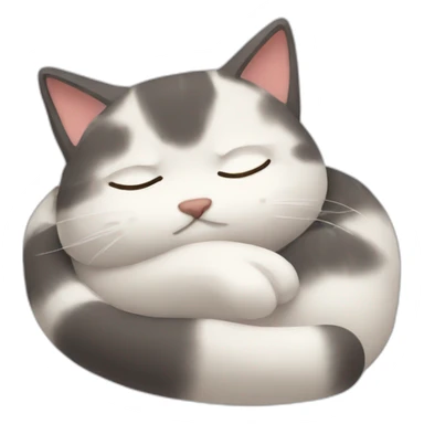 sleepy-cat sticker