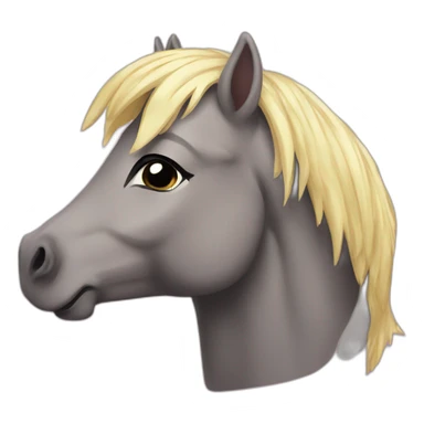 Poney Fat sticker