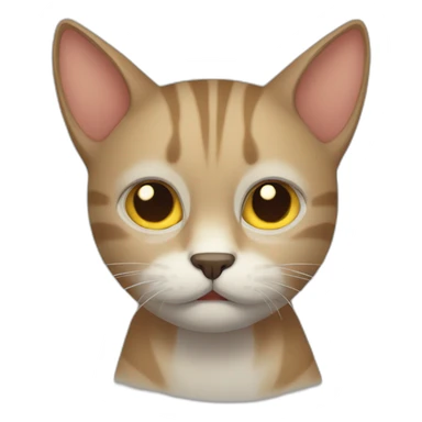 gato llorando sticker