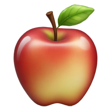 Glassy Apple sticker