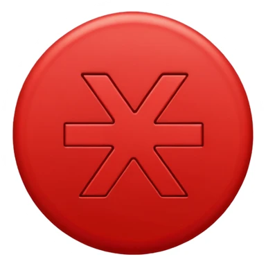 red minus symbol sticker