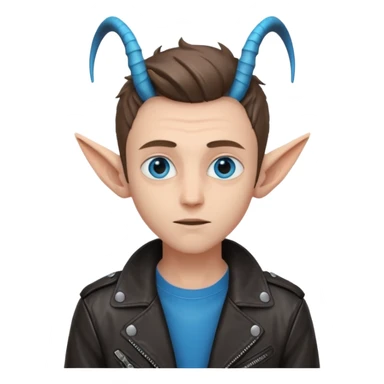 24 year old boy with long alien ears sticker