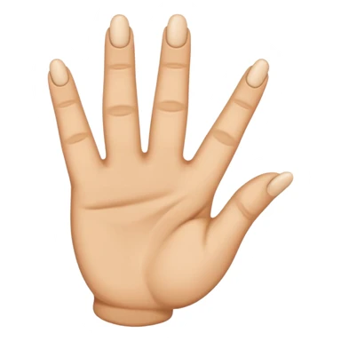 Two fingers crossed  sticker