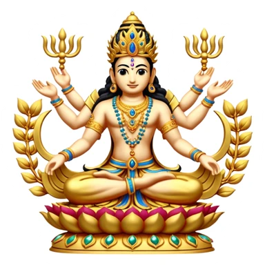 combined form of Bhagwan Vishnu 10 avatars. sticker