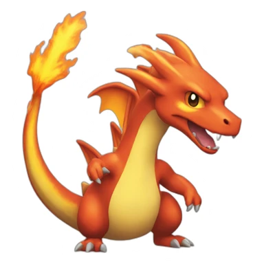 Dracaufeu pokemon sticker