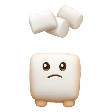 Marshmallows cute sticker
