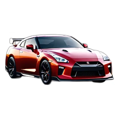 nissan gtr35 mixed with toyota supra mk4 sticker