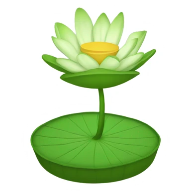 lilypad without flower sticker
