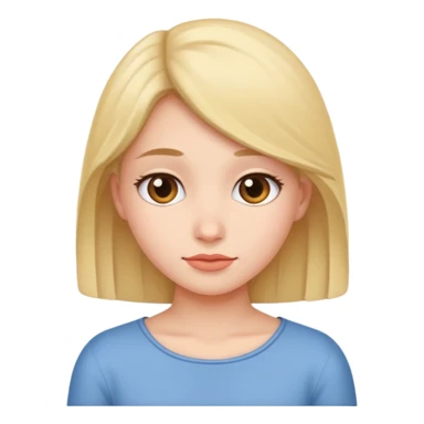 shy and demure sticker