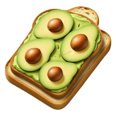 Avocado toast sticker