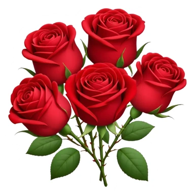 roses bouquet sticker