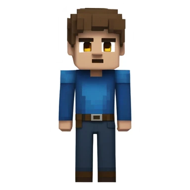 Minecraft herobrine sticker