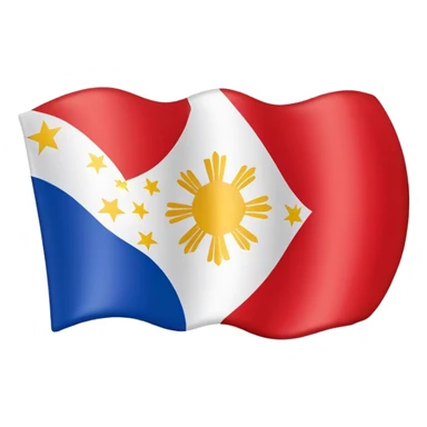 reversed philippine flag sticker