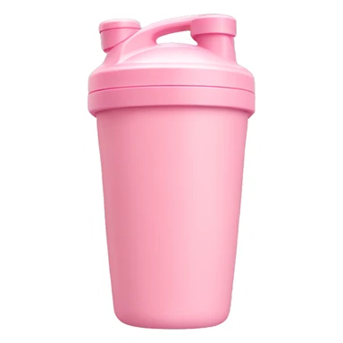 Light Pink protein shaker cup sticker