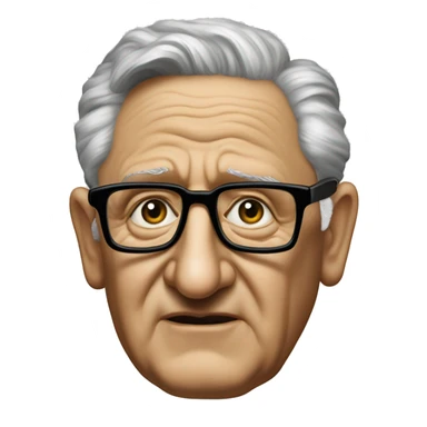 photorealistic Henry Kissinger  sticker