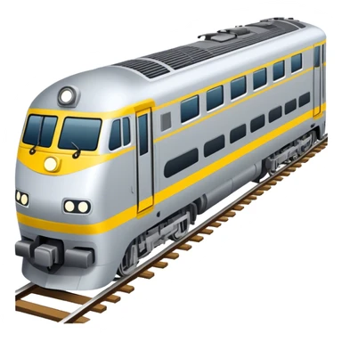 Australian passenger train (Iconic colour: Silver and yellow) sticker