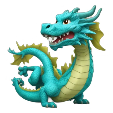 Un dragon chinois sticker