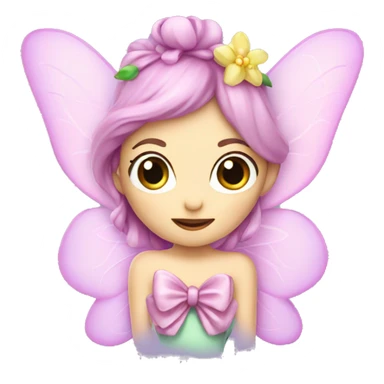 Fairy perfume with bow sticker