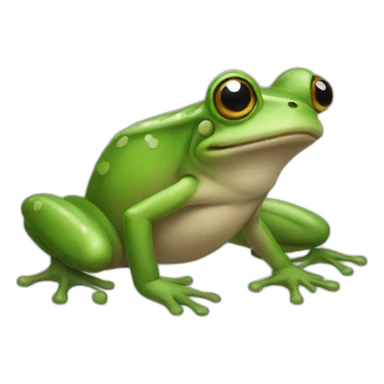 anger frog emoji sticker