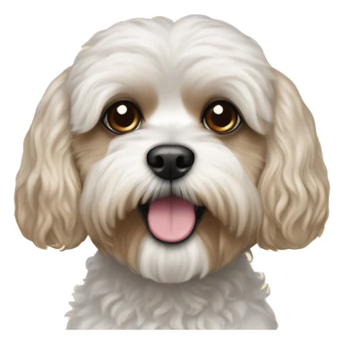 Poodle Shih Tzu mix sticker