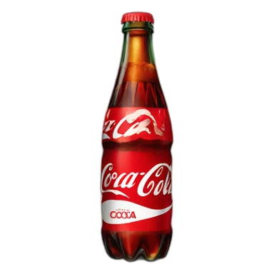 bottle of coca cola sticker