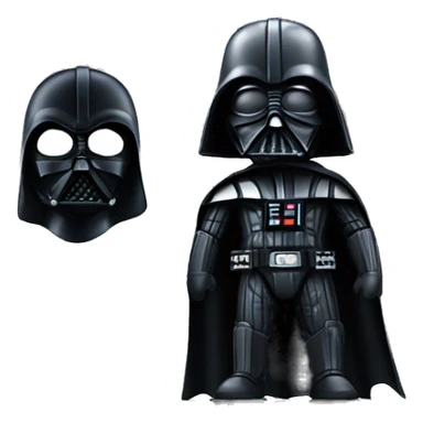 DARTH VADER with Batman sticker