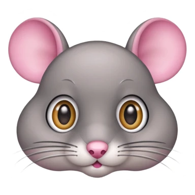 big eye mouse sticker