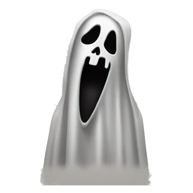 ghostface from scream movie  sticker