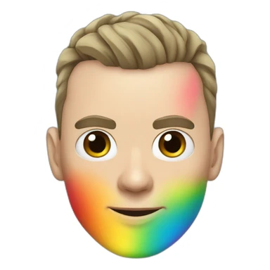 Jonathan Toews as a rainbow ninja sticker