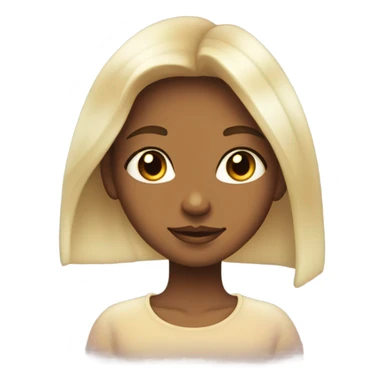 tan girl, aura, iridescent, mystical, shiny, holographic  sticker