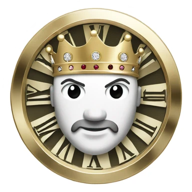 white gold rolex with a king crown sticker