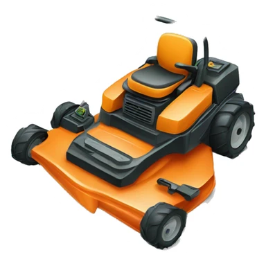 Frog lawnmower  sticker