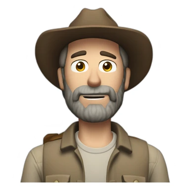 Rick Grimes in season 5 sticker