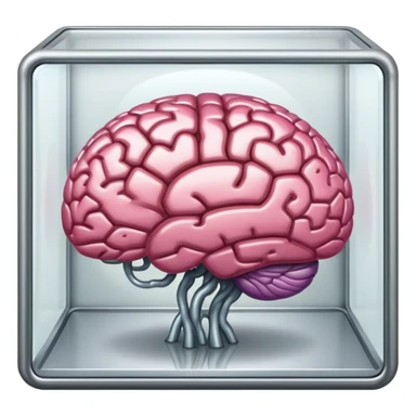 Brain outside the box sticker