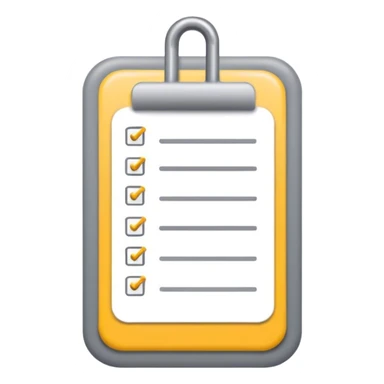 to do List hook in yellow and grey  sticker