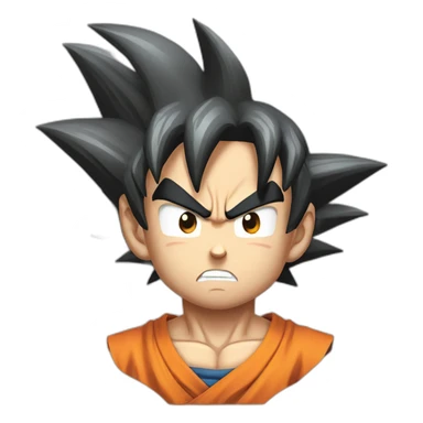 Angry Son Goku sticker