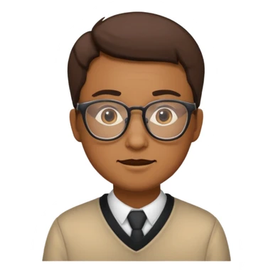 Face glasses grolzy sticker