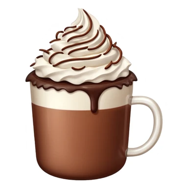 cup of hot cocoa with some toppings sticker