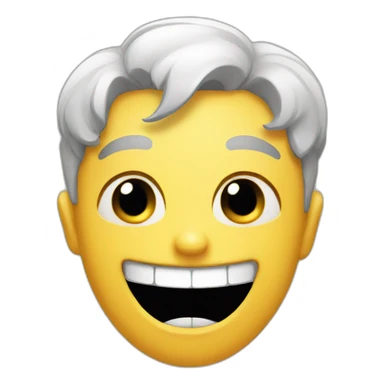 Smile with embarrassment  sticker