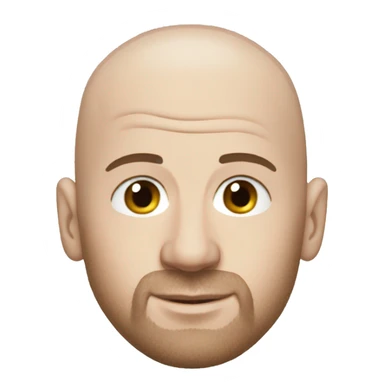 bald Lionel Messi sticker